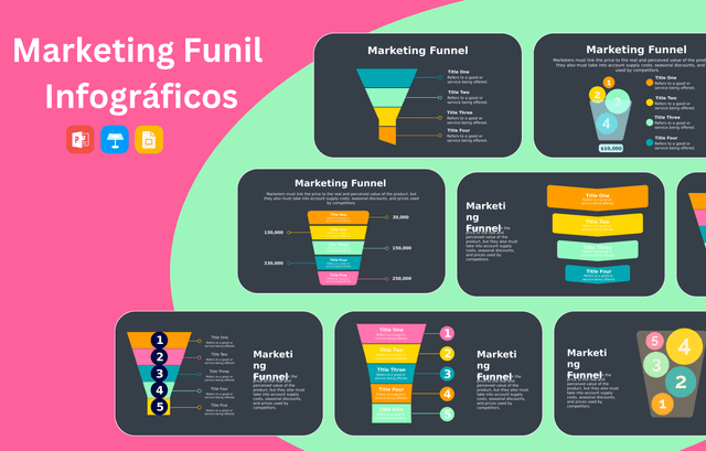 Marketing funnel slide